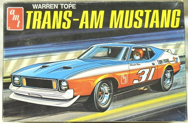 AMT 1/25 Warren Tope Trans-Am Mustang, T206-225 plastic model kit